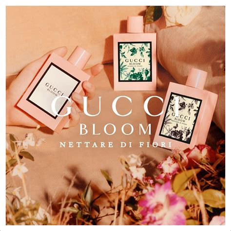 gucci perfume bloom nettare di fiori|Gucci Bloom perfume collection.